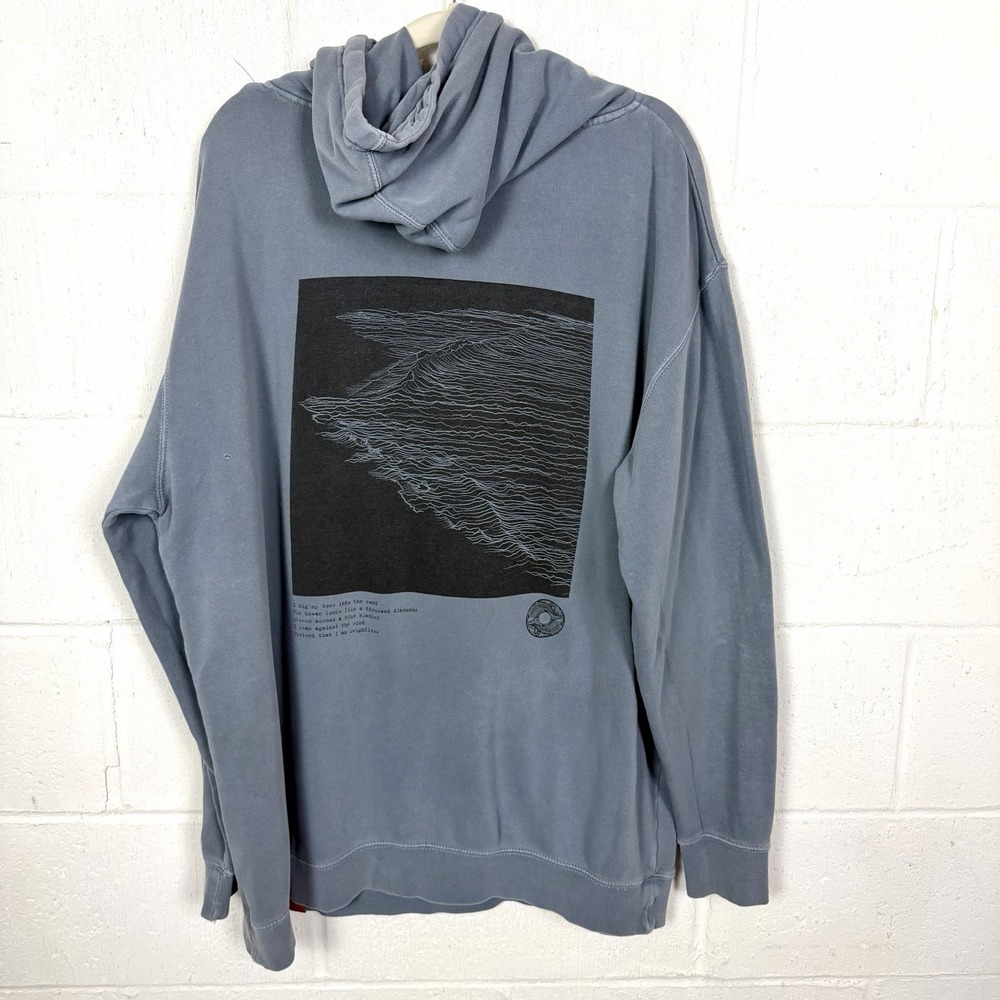 Incubus Morning View Band Graphic Hoodie SZ XL "Wish You Were Here" Lyrics Y2K